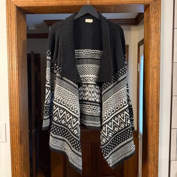 Maison Jules Boho Open Front Cardigan Sweater - Picture 1 of 6